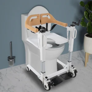 Lift/Transfer Seat and Commode Chair for Elderly or Disabled