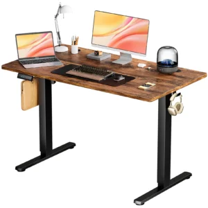 Height-Adjustable Standing Computer Workstation