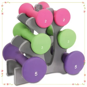 20-lb Hourglass Dumbbell Set