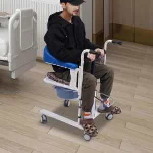 Hydraulic Patient Lifting and Transporting Wheelchair